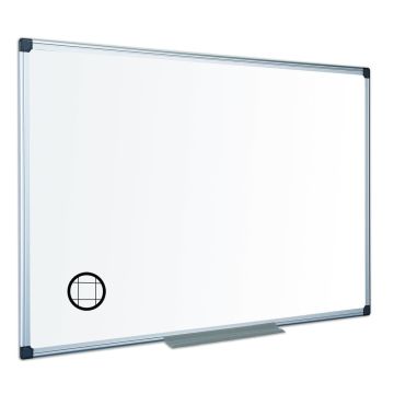 Drywipe Board Gridded Magnetic Aluminium Frame - 900mm x 600mm