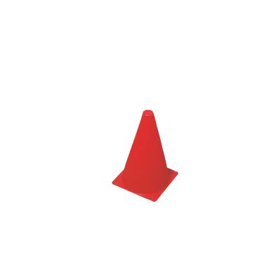 Cones Plastic 23cm - Red