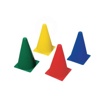 Cones Plastic 23cm - Yellow