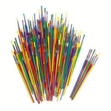 Super-Value Economy Brushes Assorted colours - Pack of 144