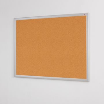 Eco Friendly Aluminium Framed Noticeboard 1200 x 900mm - Cork