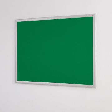 Eco Friendly Aluminium Framed Noticeboard 1200 x 900mm - Green