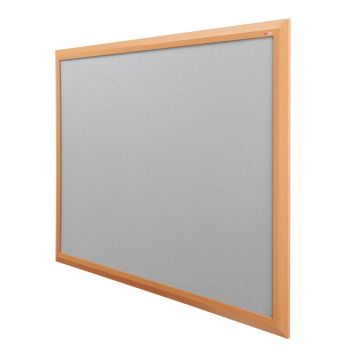 Eco-Premier Felt Noticeboard 1200 x 1200mm - Grey