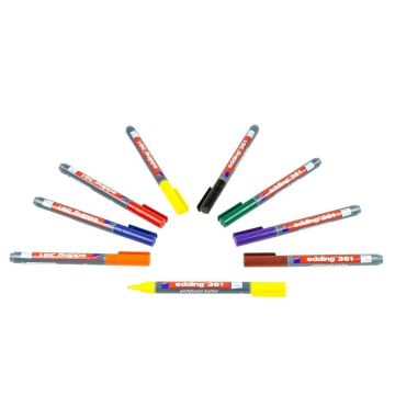Edding 361 Drywipe Whiteboard Markers Assorted - Pack of 50