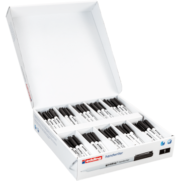 Edding Handwriter - Black - Pack of 200