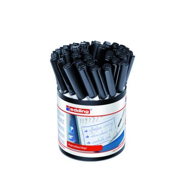 Edding Handwriting Pens - Black - Pack of 42