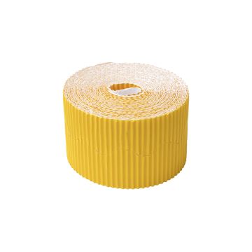 Border-It Corrugated Border Roll 57mmx15m - Canary