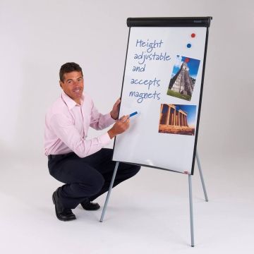 Easy Flipchart Easel Black Framed