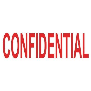 Colop Self Inking Word Phrase Stamp - Confidential