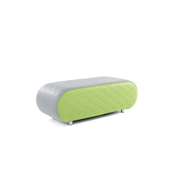 Large Ellipse - Grey/Lime
