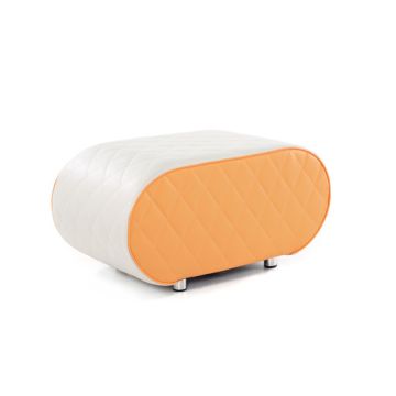 Small Ellipse - Grey/Orange