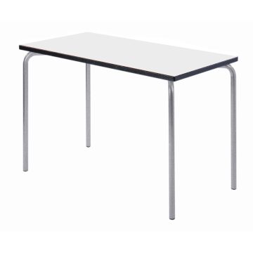 Equation Rectangular Table - 120 x 60cm - 4-6Y - White