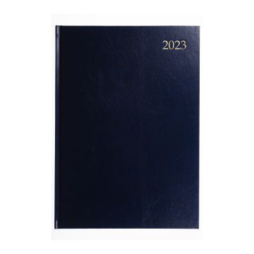 A5 Week to View Calendar Diary 2023 - Blue