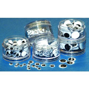 Wiggle Eyes Assorted Black & White Round - Pack of 100