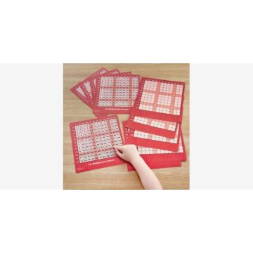 Multiplication Grids 210 x 240mm Pack of 10