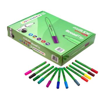 EziGlide ColourFun Broad Tip - Assorted Classpack - Pack of 288