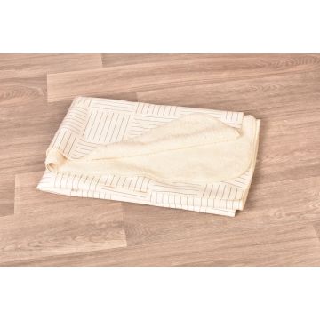 Geometric Print Washable Sherpa Fleece Throw