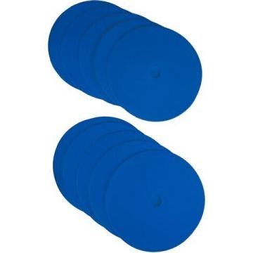 Albion Flat Disk Set - Blue - Pack of 10