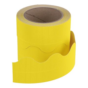 Classmates Corrugated Border Roll - Yellow