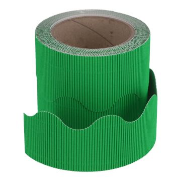 Classmates Corrugated Border Roll - Light Green