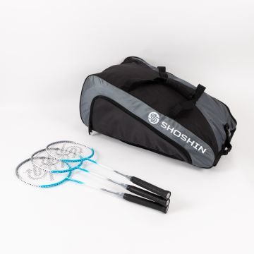 SHOSHIN Carbon Badminton Racquet- 23" - Pack of 12 FREE BAG