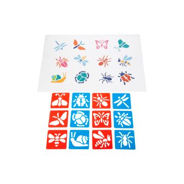 Minibeast Stencils - Pack of 12