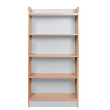Maplescape Library Bookcase - Grey - 1500mm