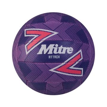 Training Netball - Purple/Pink/White- Size 5- Pk 12 with Bag