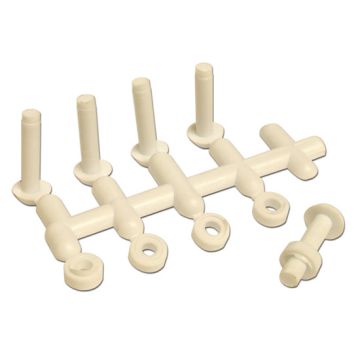 Plastic Rivets. Pack of 5