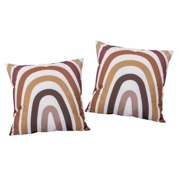 Boho Rainbow Cushions - Pack of 2