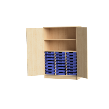 Galt 24 Tray Triple Cupboard
