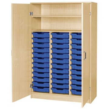 Galt Triple Column 36 Tray Cupboard Unit