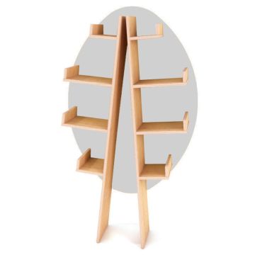 Maplescape Oval Book Tree - Grey