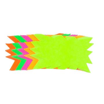 Fluorescent Flashes 2.5in x 4in Assorted - Pack of 40