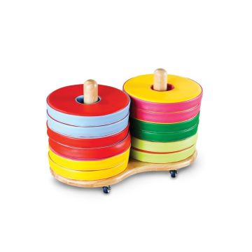 12 Seat Trolley Including 12 Bi-Colour Cushions - Pack of 12