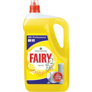 Fairy Washing Up Liquid Lemon - 5L - Pack of 2