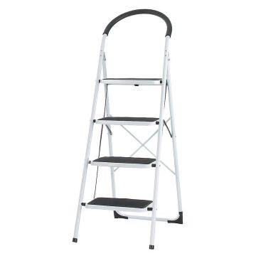 Folding Steps With Foam Handle - 4 Tread