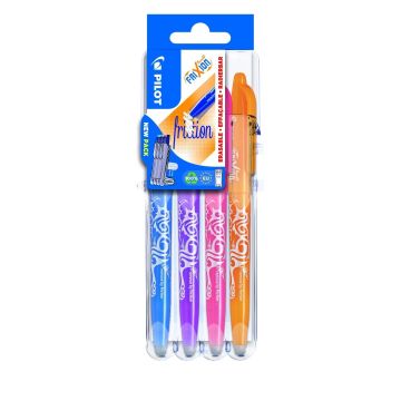 FriXion Medium Erasable Rollerball "Set 2 Go" - Pack of 4
