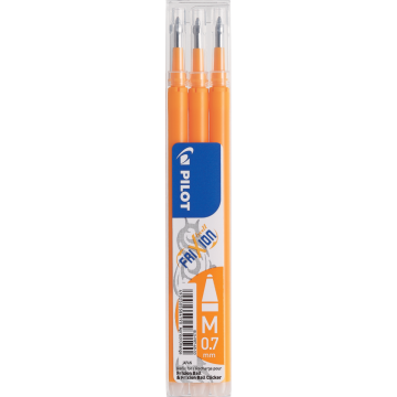 FriXion Refills 0.7mm - Apricot Orange - Pack of 3