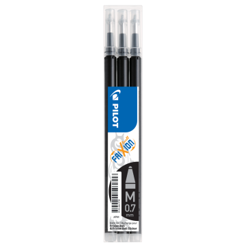FriXion Refills 0.7mm - Black - Pack of 3