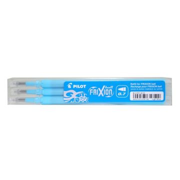 FriXion Refills 0.7mm - Light Blue - Pack of 3