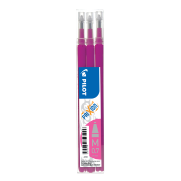 FriXion Refills 0.7mm - Pink - Pack of 3
