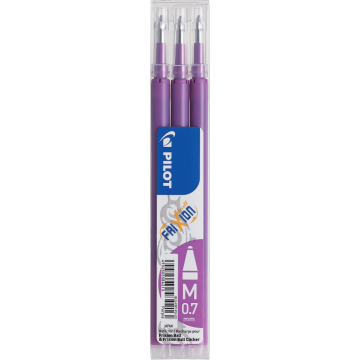 FriXion Refills 0.7mm - Purple - Pack of 3