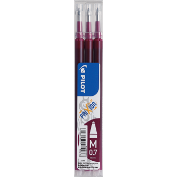 FriXion Refills 0.7mm - Wine Red - Pack of 3