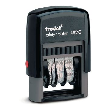 Trodat 4820 Line Dater Self-Inking Stamp