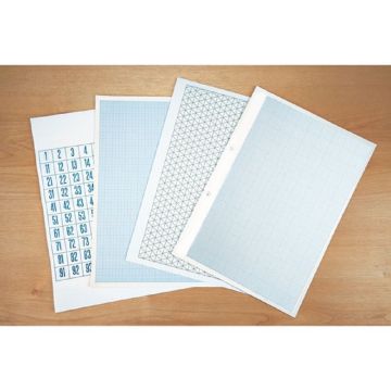 A4 Isometric Paper- 10mm Isometric Grid- Unpunched- 1 Ream