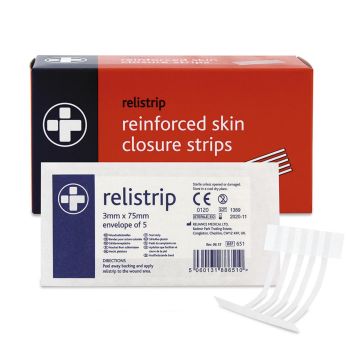 Relistrip Closure Strips - 3 x 75mm - Pack of 50