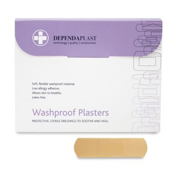 Washproof Plasters - 7.5 x 2.5cm - Pack of 100