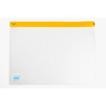 Bulky Zip Wallet A4 - Yellow - Pack of 25