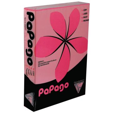 Papago Copier Paper A4 Raspberry Neon - 1 Ream